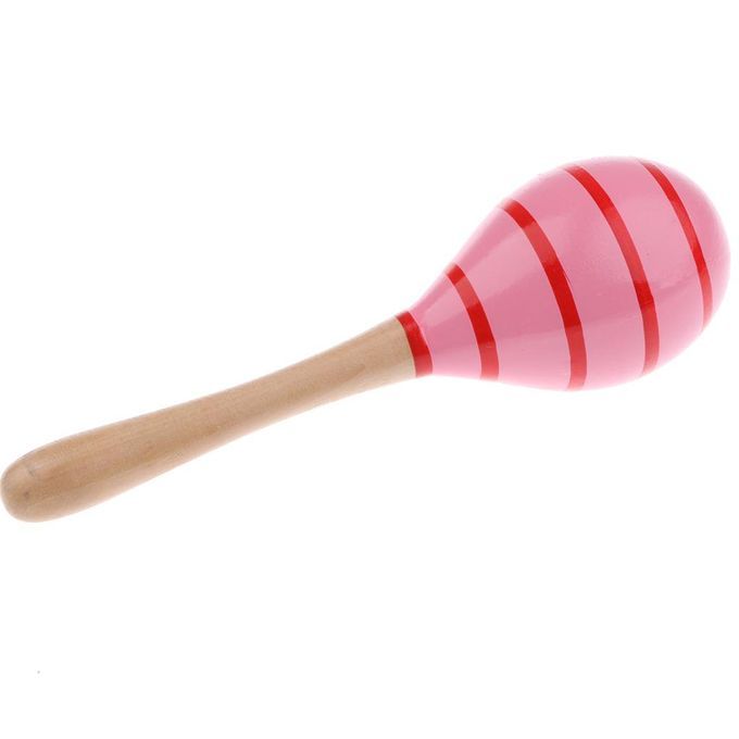 Assorted Wooden Festival Maracas Educational Toy for Kids Children's Percussion Instruments 5-Pieces