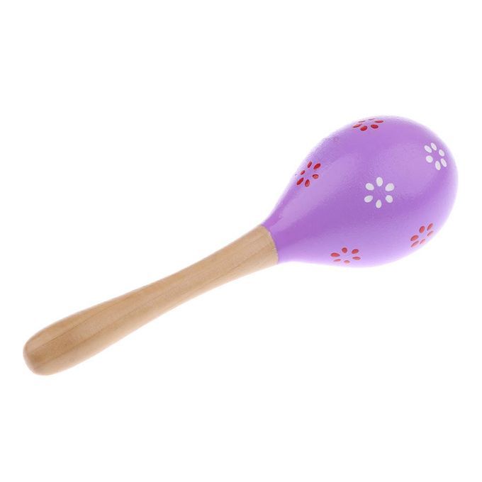 Assorted Wooden Festival Maracas Educational Toy for Kids Children's Percussion Instruments 5-Pieces