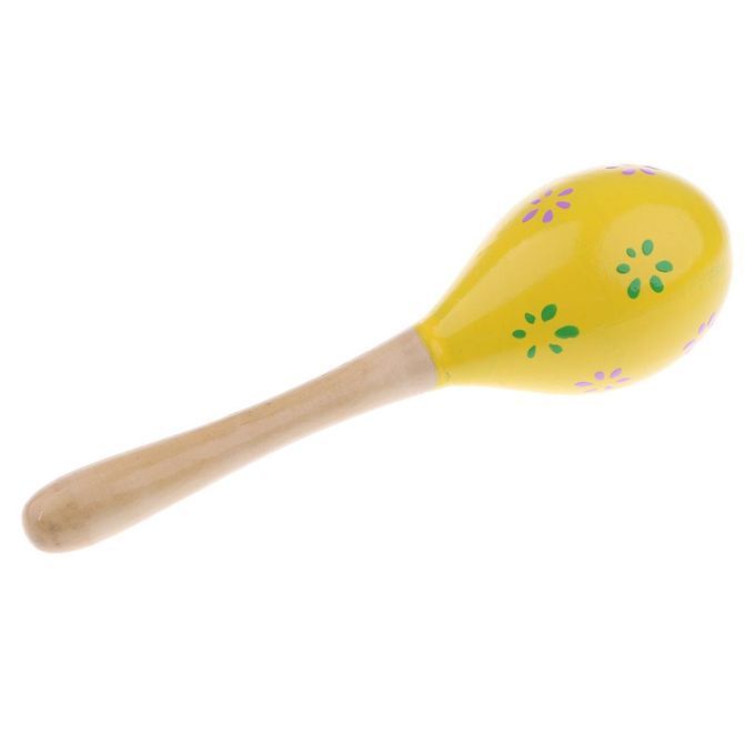Assorted Wooden Festival Maracas Educational Toy for Kids Children's Percussion Instruments 5-Pieces
