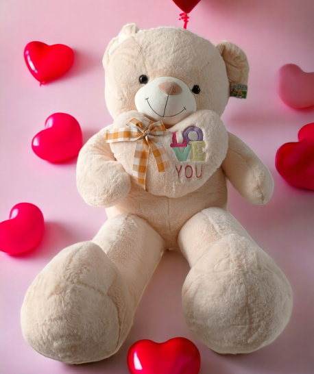Teddy Bear Large Size Plush Toy 120-CM Beige