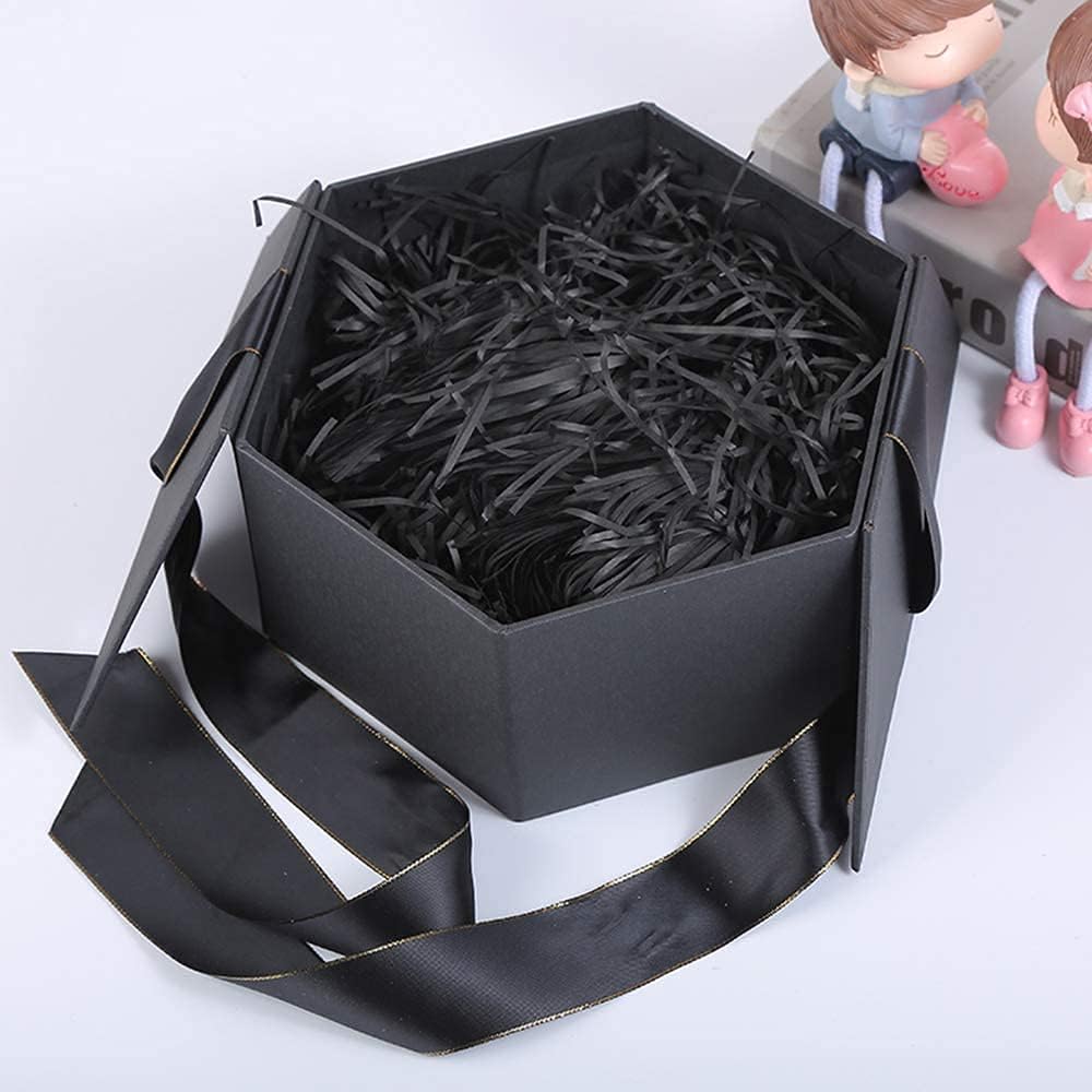 Crinkle Cut Paper Filling Shredded Paper Black 100 grams