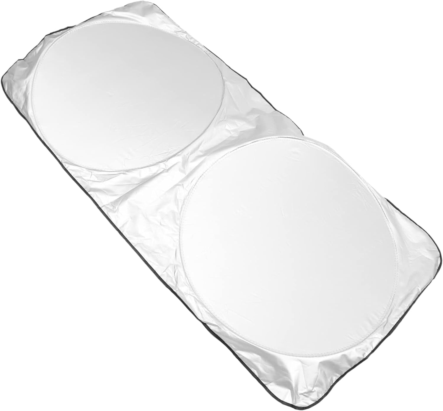 2-Pieces Foldable Car Windshield Sunshade Large Size UV Protection Universal Auto Sun Shade Part Vehicle Accessories
