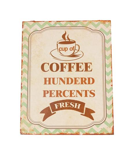 4-Pieces Assorted Retro Coffee Canvas Wall Design