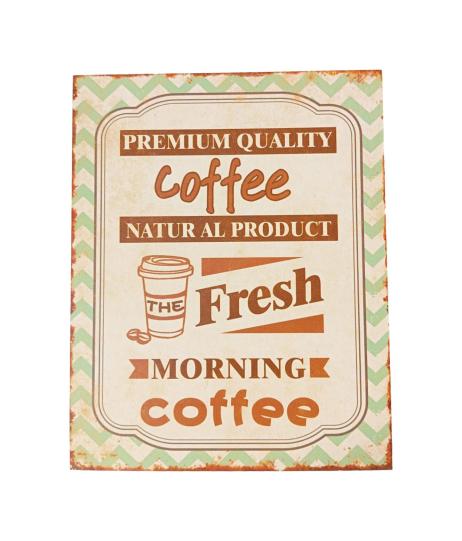 4-Pieces Assorted Retro Coffee Canvas Wall Design