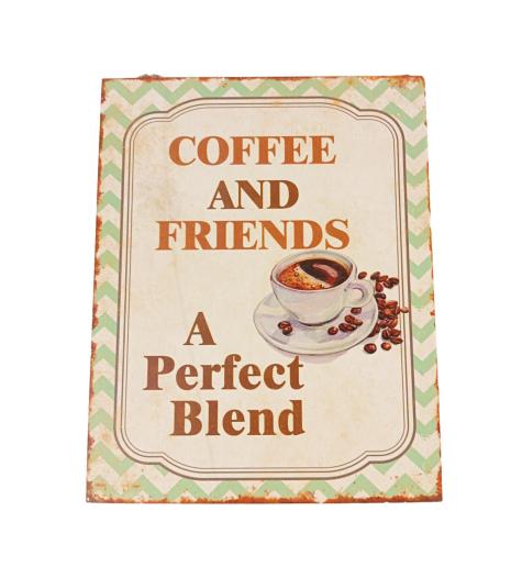 4-Pieces Assorted Retro Coffee Canvas Wall Design