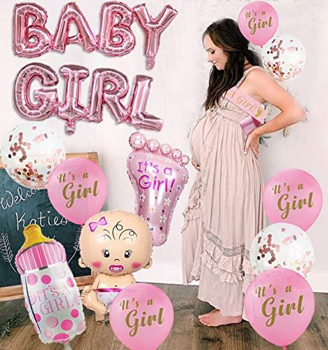 Baby Girl Baby Shower Decoration Set