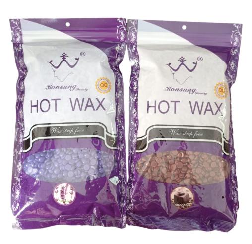 Lavender and Chocolate Hair Removal Wax Beans 2-Packs 1000g