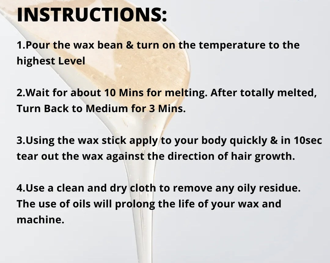 Non Strip Hair Removal Wax Beans Chocolate and Tea Tree Variants 2-Pack