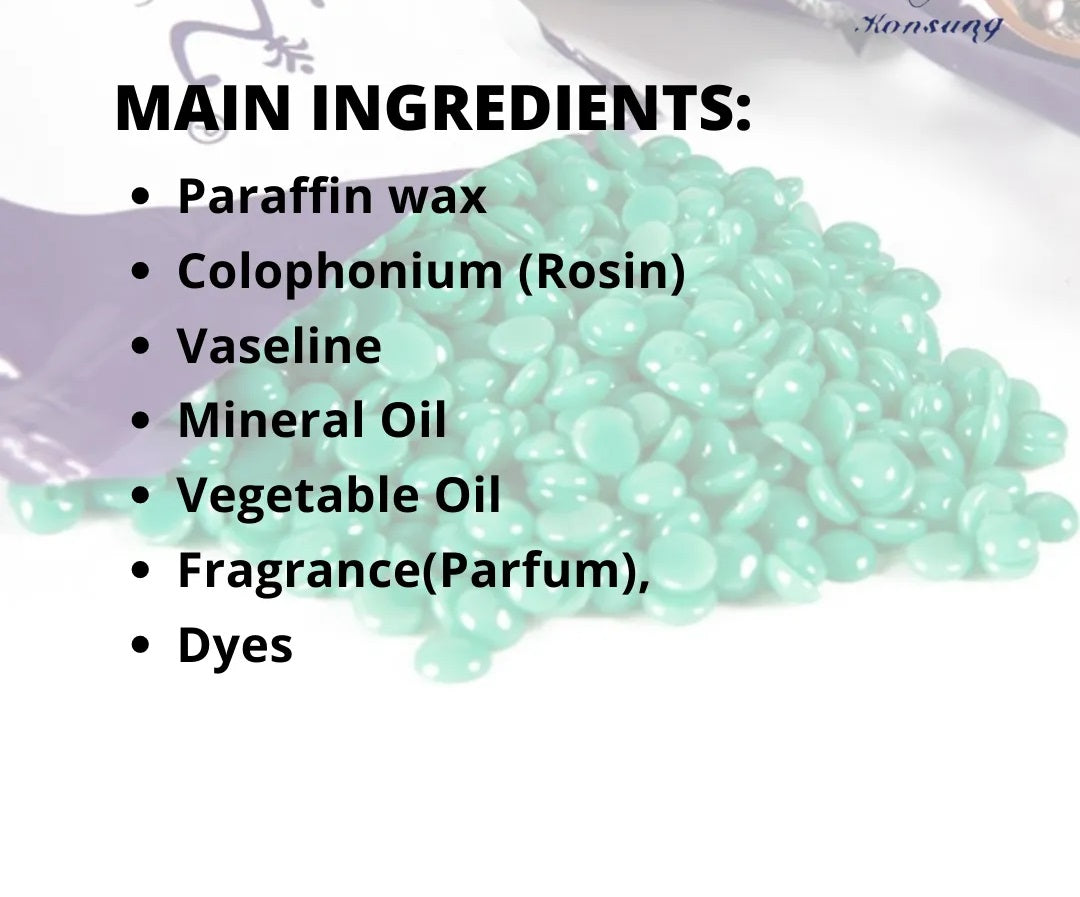 Hot Film Wax Beans Pink and Tea Tree Variants