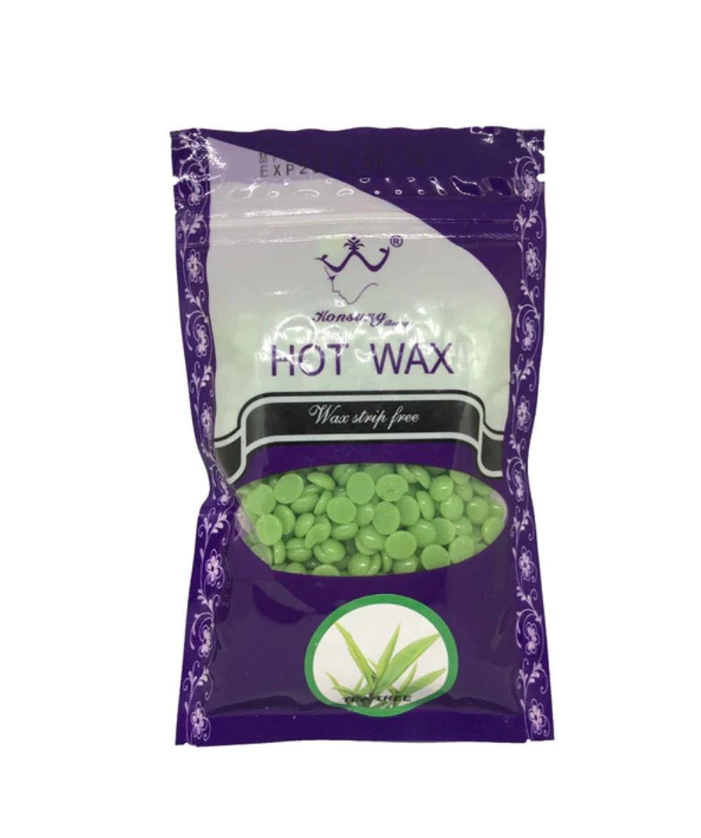 Hot Film Wax Beans Pink and Tea Tree Variants