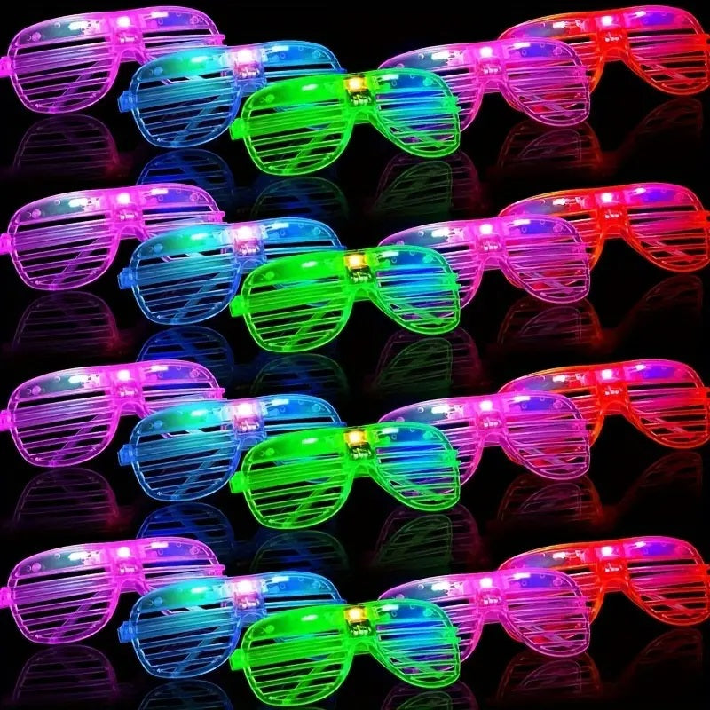 Shutter Shade Glasses Luminous Glasses 5-Pieces