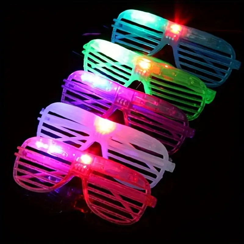 Shutter Shade Glasses Luminous Glasses 5-Pieces