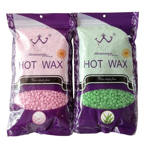 Hot Film Wax Beans Pink and Tea Tree Variants