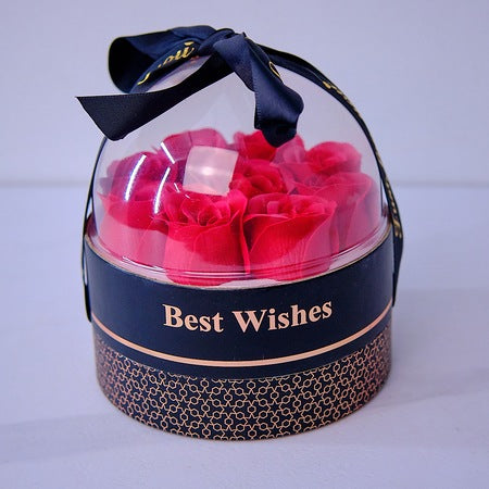 Valentine's Day Eternal Flower Gift Box with Jewelry Secret Compartment
