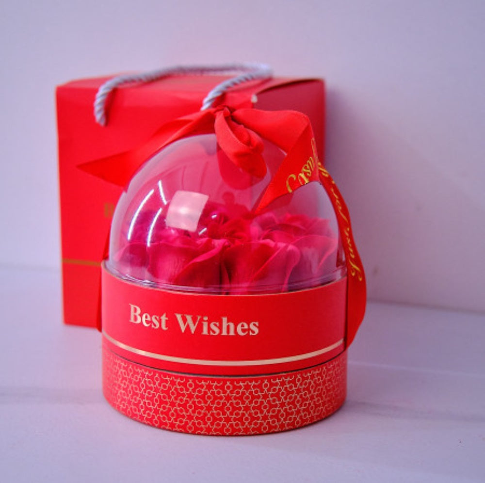 Eternal Red Roses Jewelry Gift Box