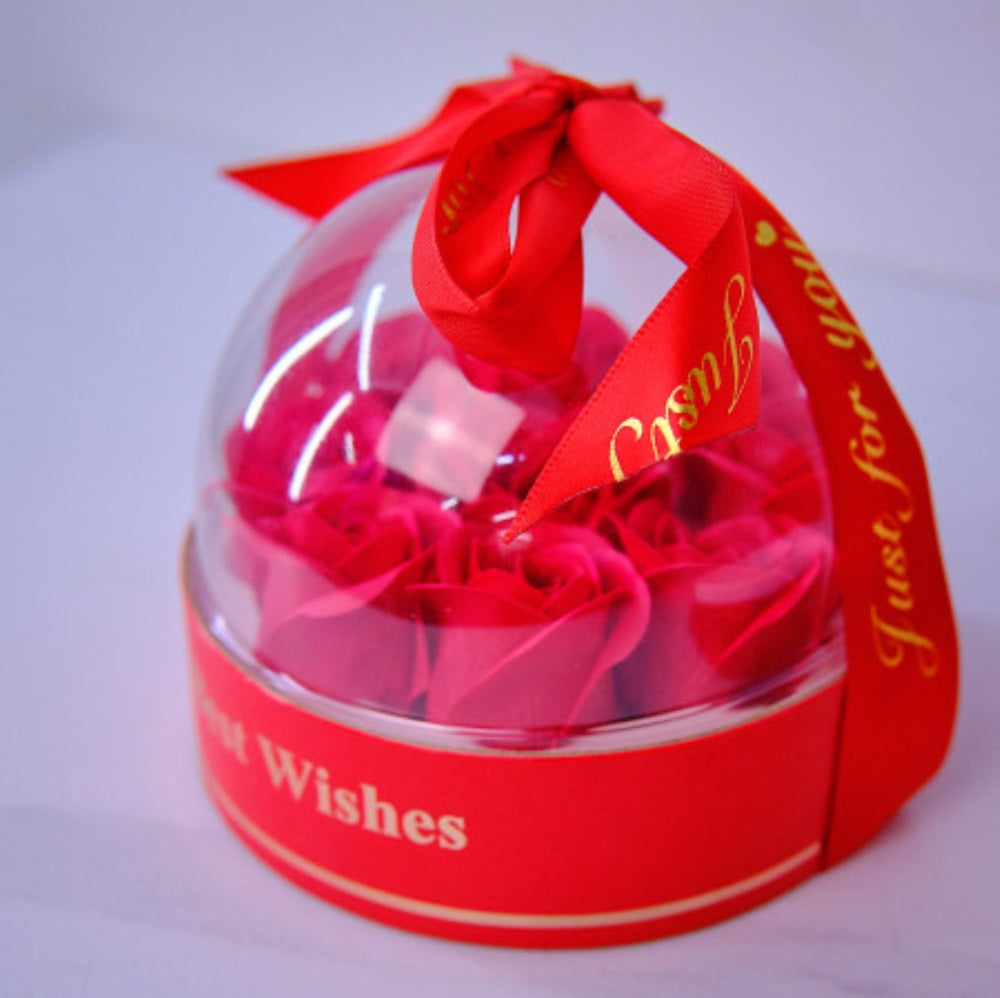 Eternal Red Roses Jewelry Gift Box