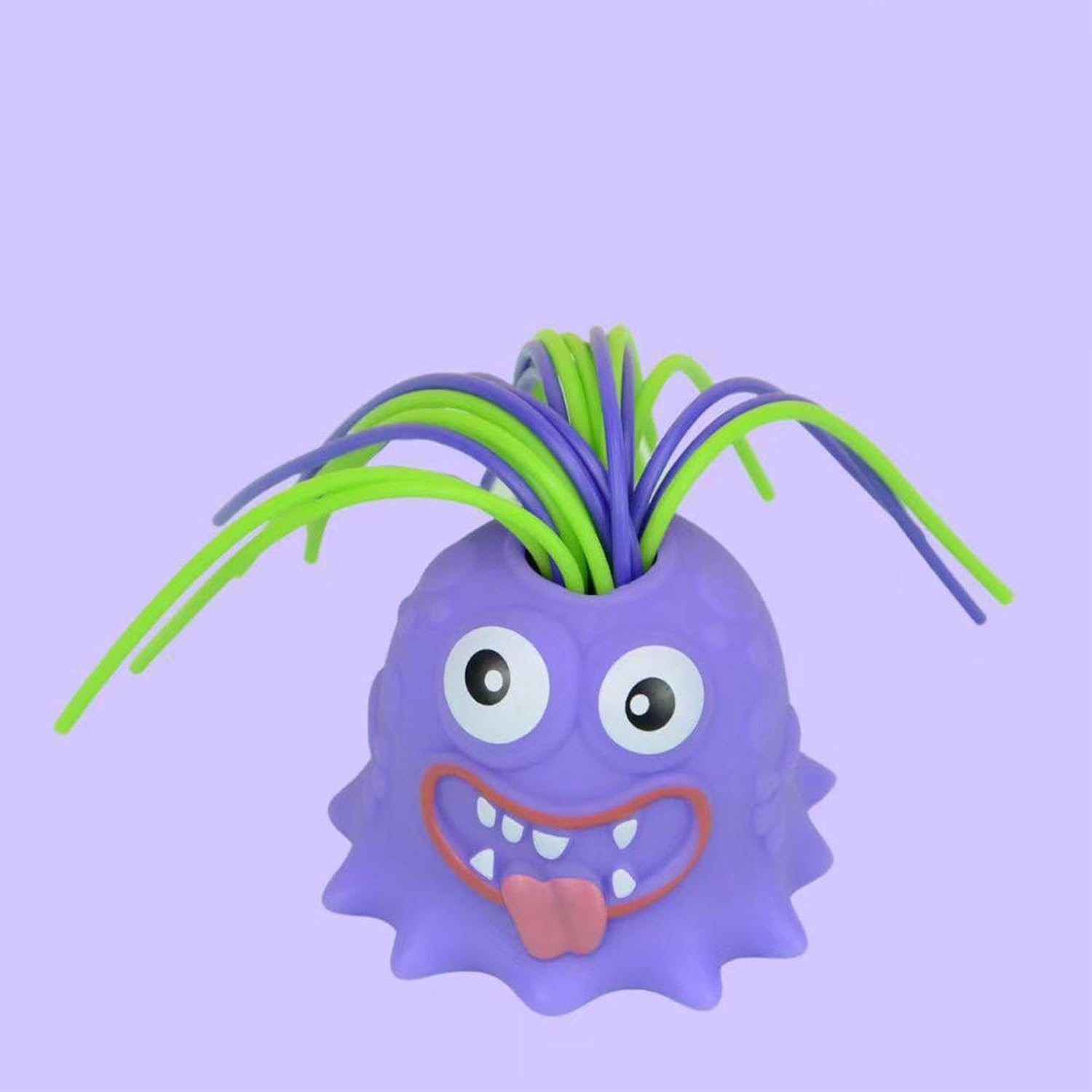 Screaming Monster Toys Wide Applicability Playful Interactions Pull Its Hair Toys Stress Relief Novelty Fun Toys for Boys Girls 1-Piece (purple)