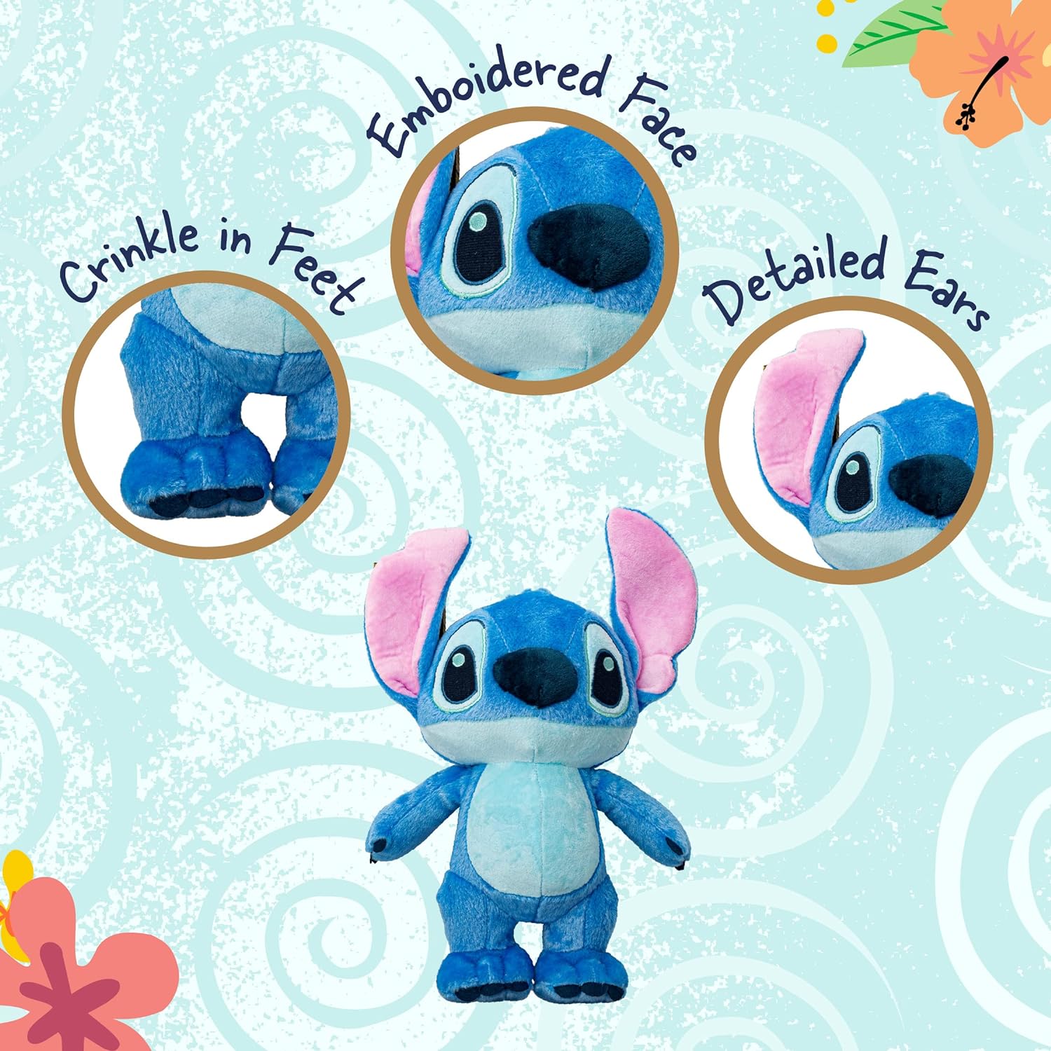 60-CM Stitch Stuffed Toy Blue