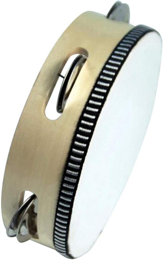 Wooden Drum Tambourine Single Side Percussion Musical Instrument Education Toys for Kids Toddler