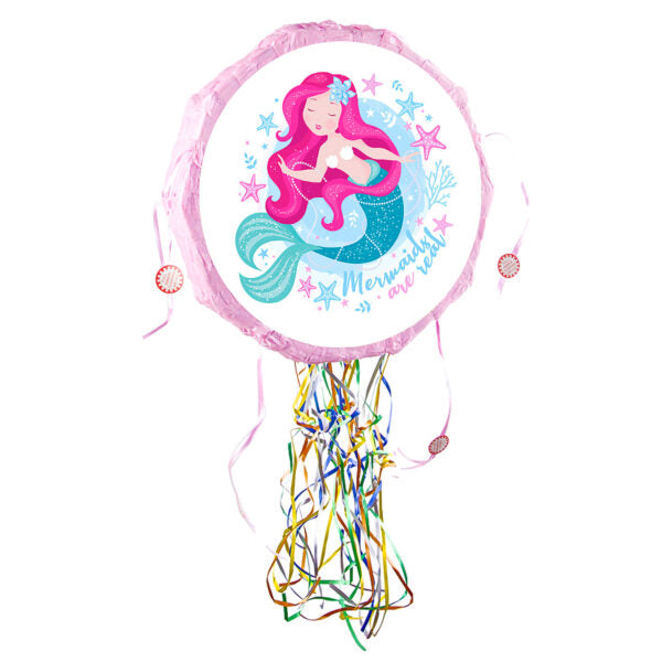 45cm Mermaid Pull String Piñata
