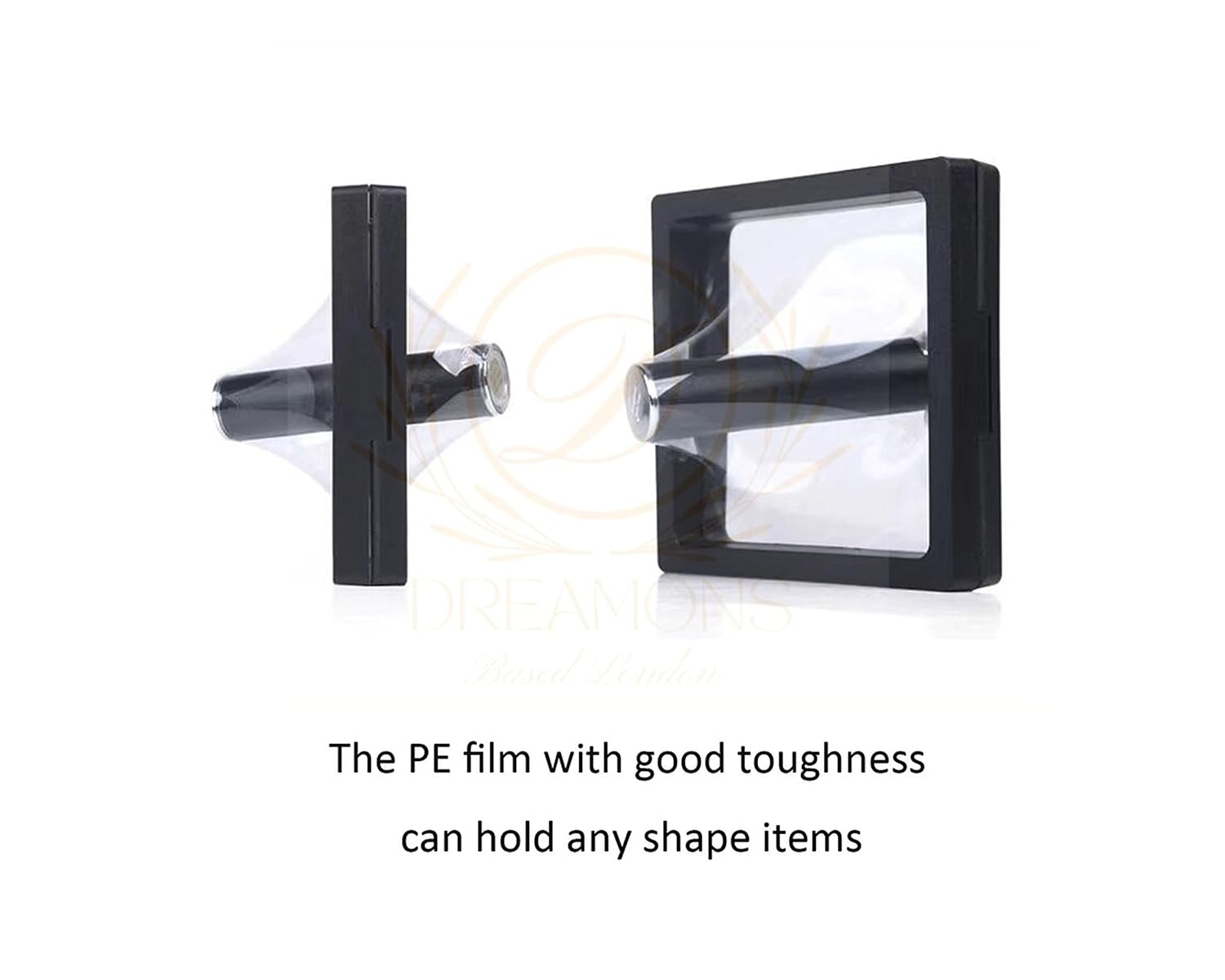 10-Pieces Floating Thin Film Jewelry Storage Box Case Holder for Ring Necklace Bracelet and Earring
