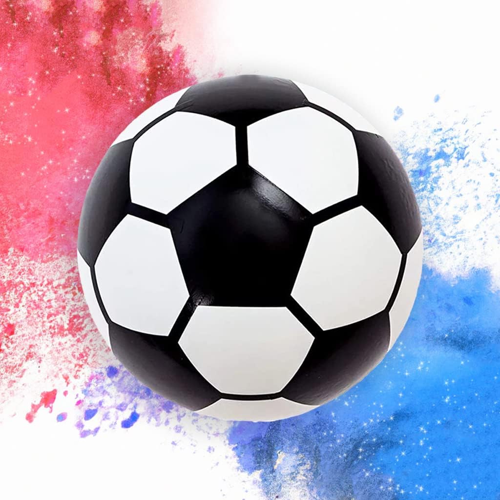 Gender Reveal Baby Girl Soccer Ball with Pink Powder 10x10x10 CM