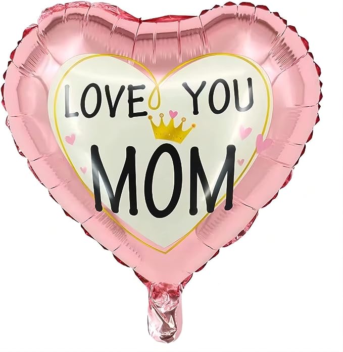 Mother's Day Party Balloons Mother's day Party Decorations Foil 2-Pieces Assorted Design