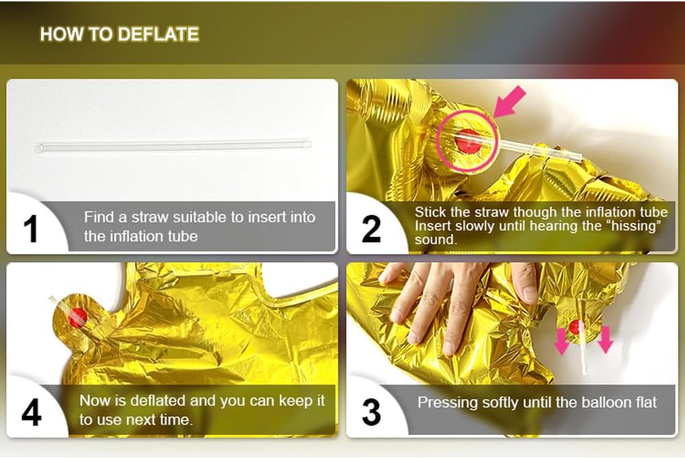 40-inches Large Foil Helium Number Balloon Cream Caramel Color 0-9