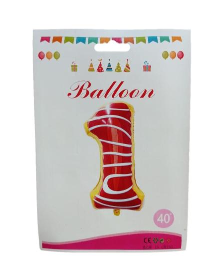40-inches Donut Number Balloons Perfect Decoration for any Party 0-9