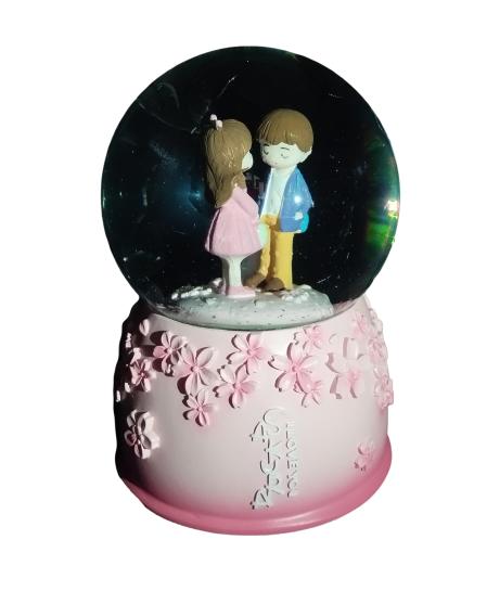 Musical Rotating Crystal Couple Ball